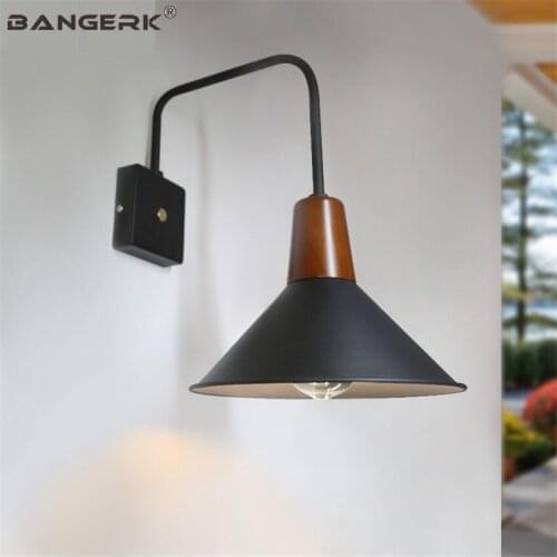 BANGERK Creative Switch Modern LED Wall Lamp Loft Style Sconce Wall Lights Bedside Aisle Restaurant Home Decor Indoor Lighting
