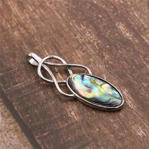 Noble New Natural Free Shipping Multicolor Abalone Shell Charm Craft DIY Fashion Jewelry Making Necklace Pendant Lady Gift Y572