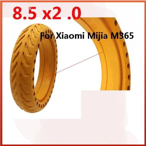 8.5X2.0 8,5 solid perforated cover for Xiaomi M365 / PRO / 1S, electric scooter, 8 1/2X2 solid tire, Bumble Bee, hole