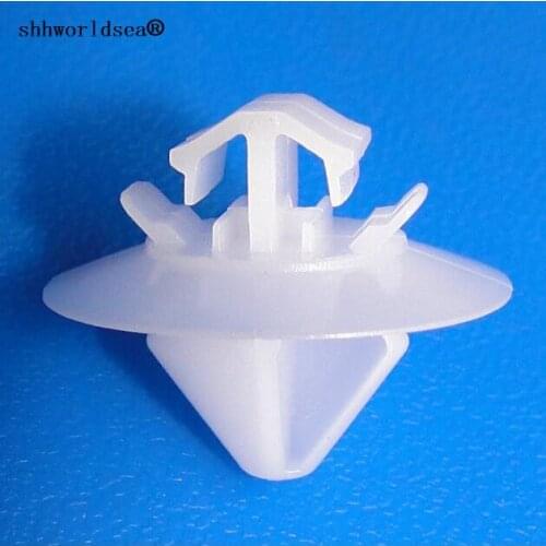 Shhworldsea 100pcs auto clip and fastener Decorating plate positioning card buckle for european car 85654 for Peugeot 856548