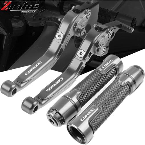 Motor CNC Brake Lever Clutch Handle Adjustable Foldable Handle Grips Set For HONDA CBF1000 CBF 1000 CBF1000A 2010 2011 2012 2013