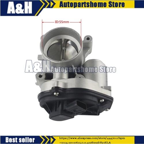Electronic Throttle Body Assy 1556736 VP4M5U9E927DC 4M5GFA Fits For Ford Focus Fiesta ST 150 Fusion Mondeo 1.8T 2.0T 2.3 2.5L