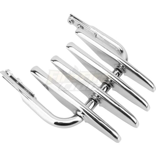 Chrome Motorcycle Rigid Stealth Rear Luggage Rack For Harley Touring Electra Street Glide Road King 1999-2008 FLHX FLHT