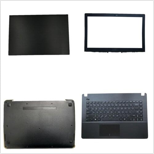Laptop Keyboard LCD Top Back Cover Upper Case Shell Bottom Case For ASUS A55 A DE DR N VD VJ A55VM A55VS Black US