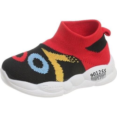 Skoex New Childrens Shoes Slip-on Boys Girls Fashion Sneakers Kids Mesh Breathable Non-slip Running Shoes Toddler Casual Shoe