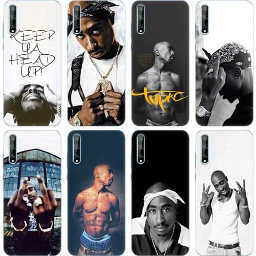2Pac Makaveli Tupac Amaru Shakur Soft Case for Huawei Y5 Lite 2018 Y6 Y7A Y9A Prime 2018 Y9 2019 Y9S Y5P Y6P Y7P Y8P Cover