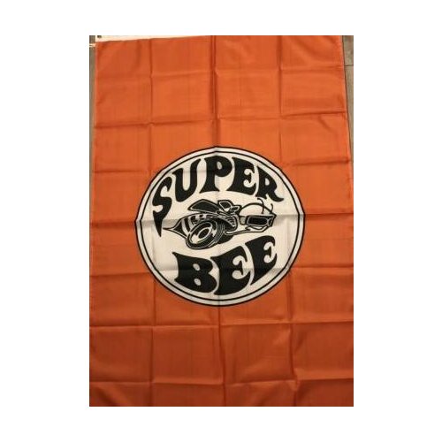 Dodge Super Bee Flag Orange (approx 5ft x 3ft) - Muscle Car USA