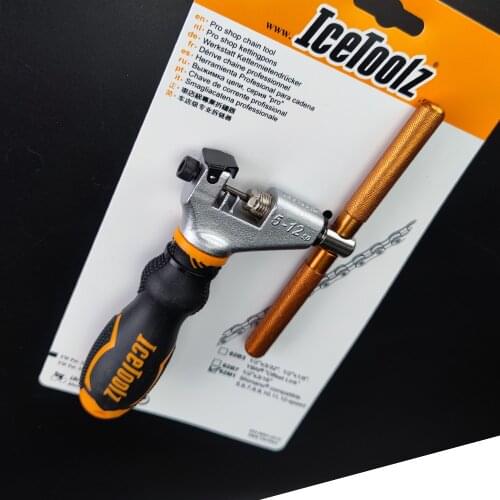 Genuine IceToolz 62M1 Pro Shop Chain Tool For Shimano Chains Bicycle Chain Rivet Extractor Breaker Bike Repair Tools