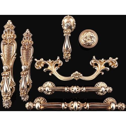 Antique Bronze Furniture Handle Zinc Alloy Drawer Door For Dresser Drawer Cabinet Cabinet Cupboard Handle Furniture Knobs