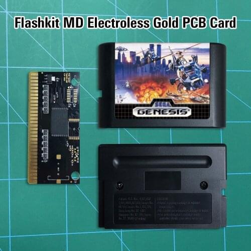 Super Thunder Blade - Flashkit MD Electroless Gold PCB Card 16 bit MD Games Cartridge For MegaDrive Genesis console