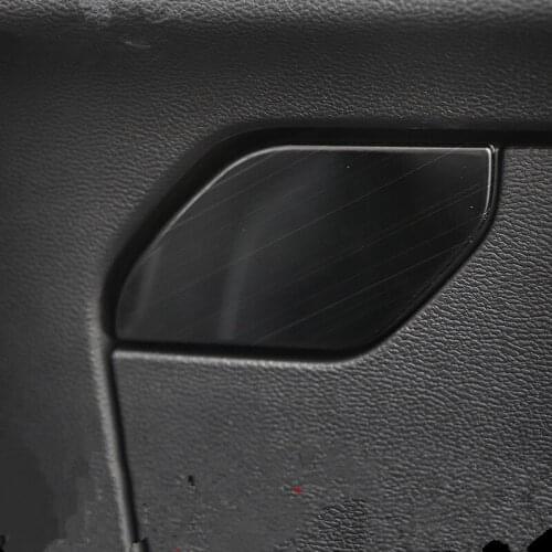 Stainless Steel Copilot Passenger Golve Box Decorated Mouldings Cover For Great Wall Haval Hover H4 CAA039