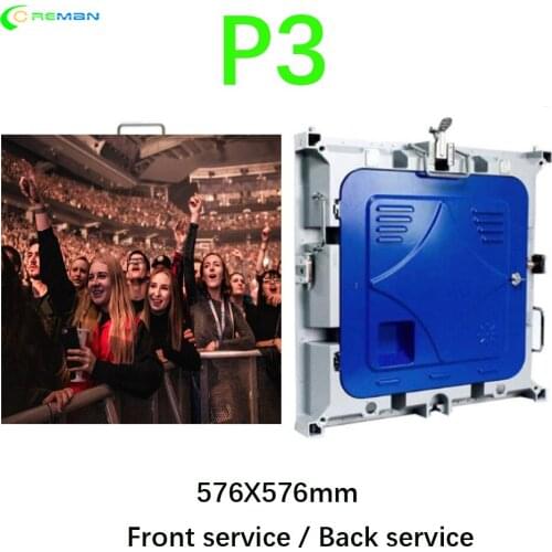 Indoor p3 rental led wall message video board aluminum 3mm advertising led panel display poster screen