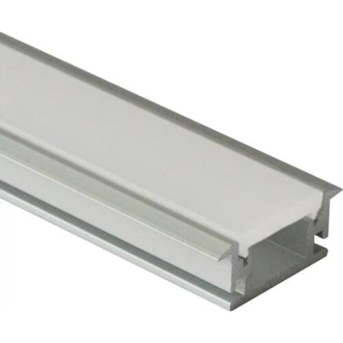 1M/3.3ft Shallow Flush Mount Aluminum Channel U-Shape Aluminum Extrusion for flex/hard LED Strip Lights 10x1m/lot Free Shipping