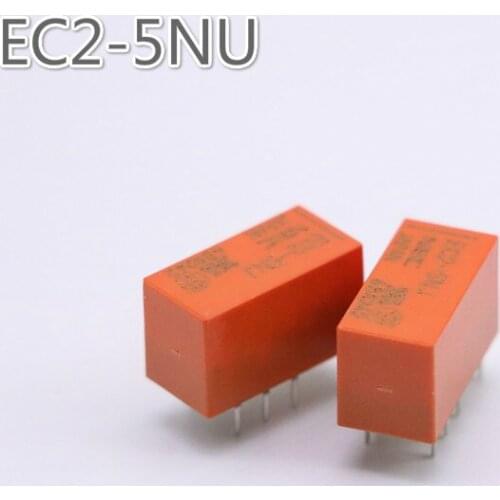 10pcs NEW Relay EC2-5NU EC2-12NU EC2-24NU EC2 5NU EC2 12NU EC2 24NU EC25NU EC212NU EC224NU 8PIN 2A Instead of G6S - 2