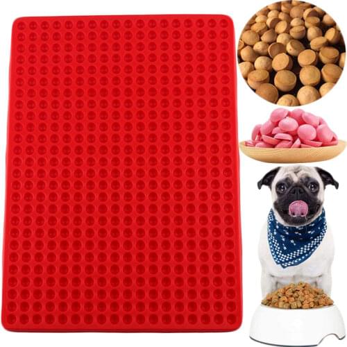 468 Cavity Mini Round Silicone Mold Hemisphere Chocolate Candy Jelly Caramel Biscuit Pet Food Baking Mould Cake Decorating Tools