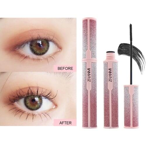 4D Silk Fiber Lash Mascara Curling Volume Express Eyelashes Waterproof Liquid 3D Fiber Lash Extension Mascara Cosmetic