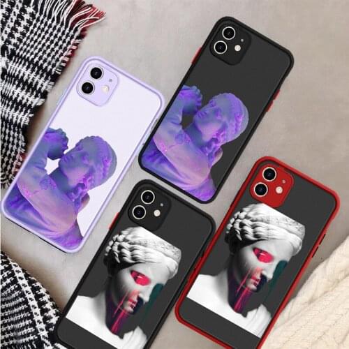 Hot Trend Status of David Simple Phone Cover Case for Iphone 11 Pro Max X XR XS 7 8 6S Plus SE Sculpture Abstract Art Phone Case