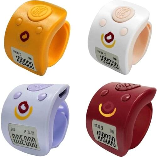 Mini Digital LCD Electronic Finger Ring Hand Tally Counter 9 Digit Prayer Rechargeable Counters Clicker Gift High Quality New