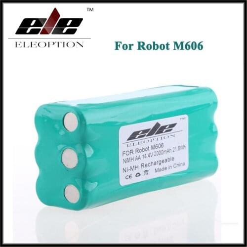 Eleoption 14.4V 2000mAh 2.0Ah Ni-MH Replacement Vacuum Battery for Libero Vacuum 0606004 M606 14.4 Volt