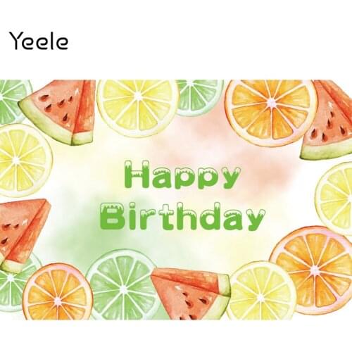 Yeele Photocall Baby Shower Birthday Backdrop Prop Summer Fruit Party Decor Photography Background For Photo Studio Photographic