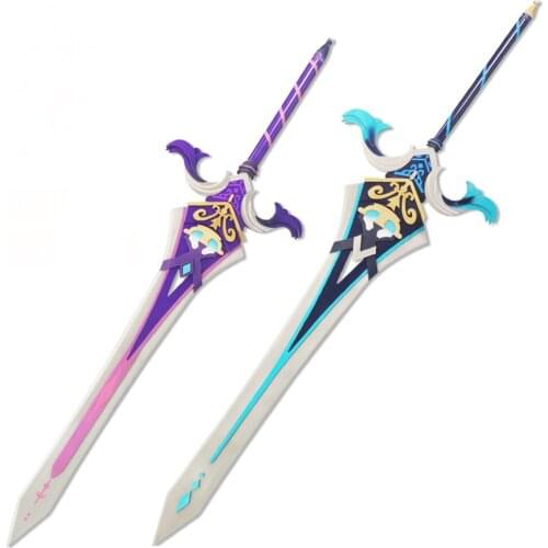 Game Genshin Impact JiLI Sacrificial sword Cosplay Weapon Chongyun Razor for Halloween Christmas Party Masquerade Anime Shows
