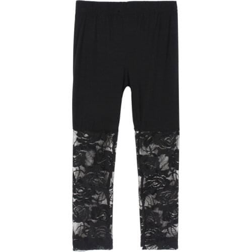 Kid Baby Girl´s Lace Tight Legging Pants Comfy Capri Summer 2021