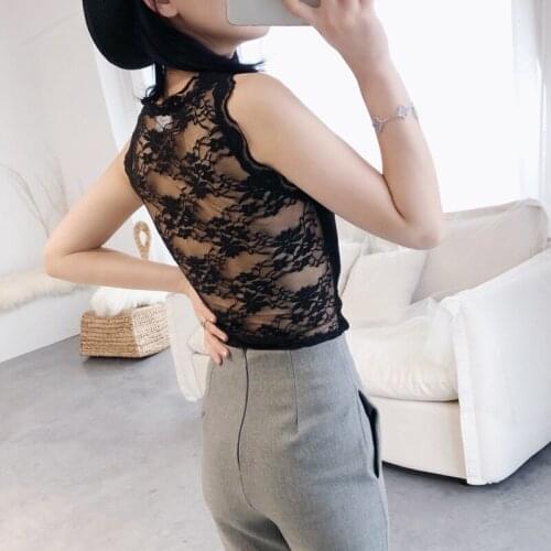 30% Cotton 70% Nature Silk Ladies Fashion Lace back Vest Slim Sexy Elegant Camisoles High Elastic Bottoming Female Tanks