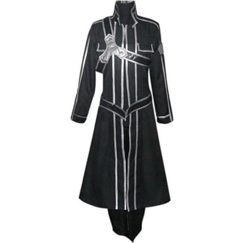 Sword Art Online SAO Sodo Ato Onrain Kirigaya Kazuto Kirito Cosplay Costume Stage Performence Clothes