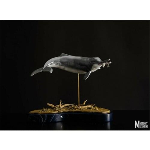 Memory Museum 1:15 Scale Chinese River Dolphin Statue Lipotes Vexillifer Collector Baiji Animal Resin Collector GK Toy Gift