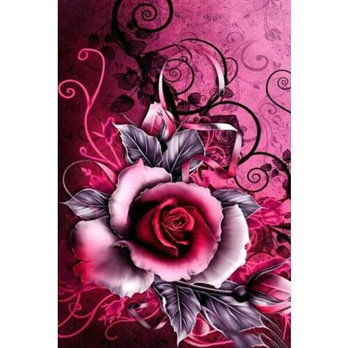 Full Square Diamond Embroidery Flowers Diamond Painting 5D Cross Stitch Kits sell Rose Resin Diamond Art Mosaic Home Decoration