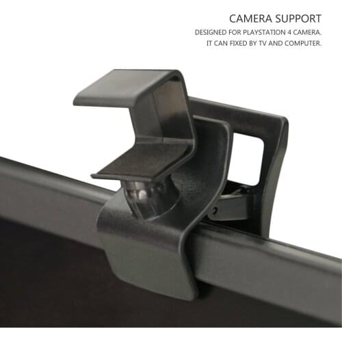 Professional Rotation Design Adjustable TV Clip Mount Holder Camera Bracket Stand Holder For PS4 Camera Mount Accessory