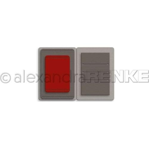 Mini Rectangle Album Basics Cutting Dies Scrapbook Dariy Decoration Stencil Embossing Template DIY Greeting Card Handmade