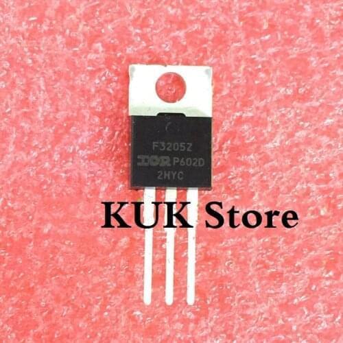 Real 100% Original NEW F3205Z IRF3205Z IRF3205ZPBF 55V 75A MOSFET TO-220 50PCS/LOT