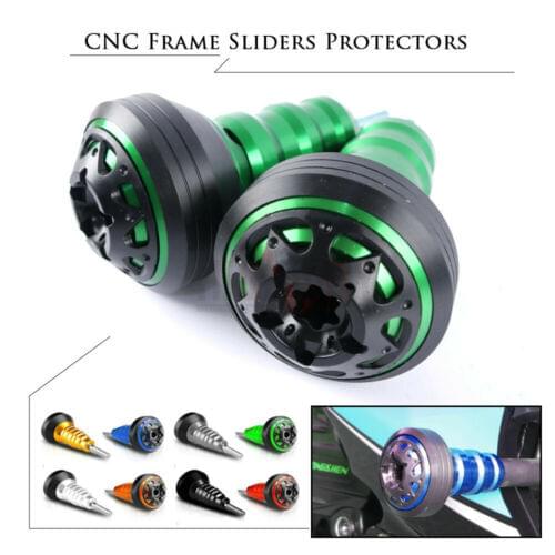 Motorcycle Carved Falling Protection Frame Slider Fairing Guard Crash Pad Protector For KAWASAKI NINJA ZX-10R ZX10R 2013-2017