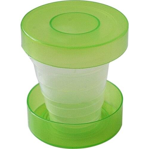 Silicone Retractable Folding Water Bottl Outdoor Travel Telescopic Collapsible Drinking Bottle Folding Water Glass