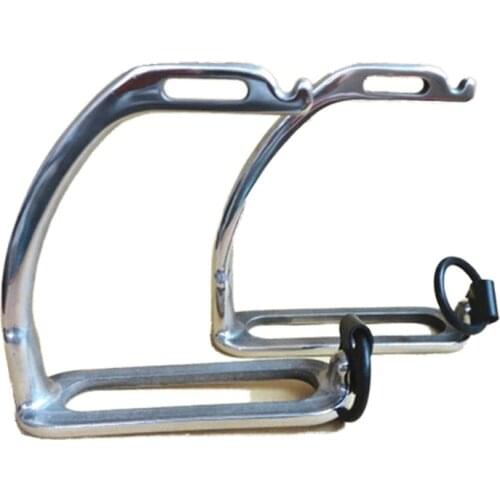 Stainless Steel Peacock Stirrup With Rubber Ring And Leather Strap Horse Stirrup Without Pad Horse Equipment Free Shipping