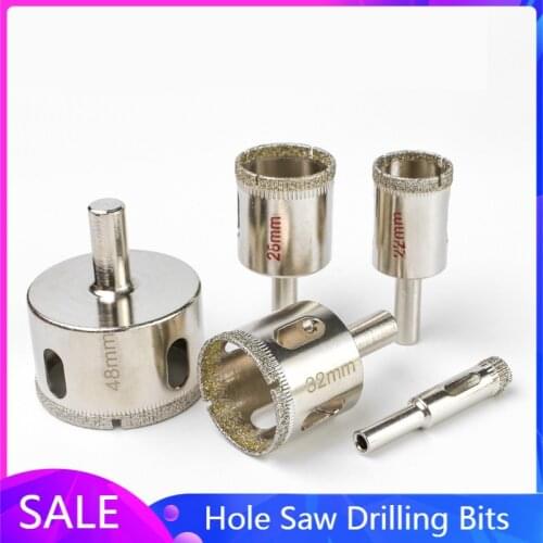 1pcs 20MM 22MM 25MM 28MM 30MM 35MM Diamond Coated Drill Bit Tile Marble Glass Ceramic Hole Saw Drilling Bits For Power Tools