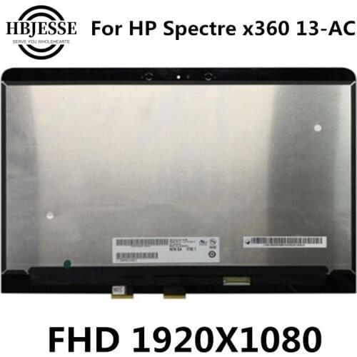 Test well 13.3" FHD 1920X1080 LCD Touch Screen Assembly 918030-001 for HP Spectre X360 13-AC 13-AC013DX 13-AC010CA 13-AC020CA