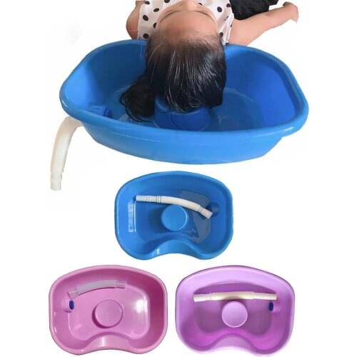 Hair Washing Basin Tray Shampoo Basin Bowl for Home with with Drain Hose for Kids Elderly Barber Salon