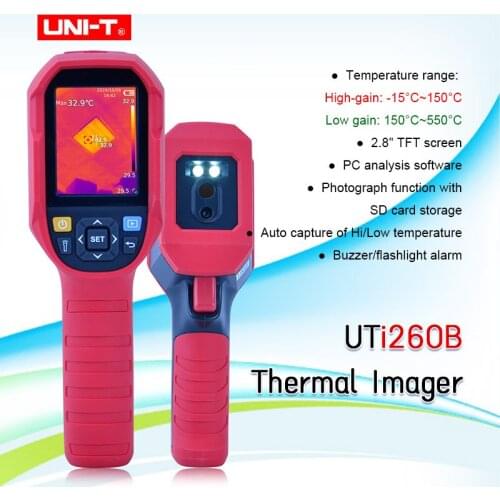 UNI-T UTi260B HD 256*152 Pixels Industrial Infrared Thermal Imager Camera Temperature Imaging Circuit Electrical Maintenance
