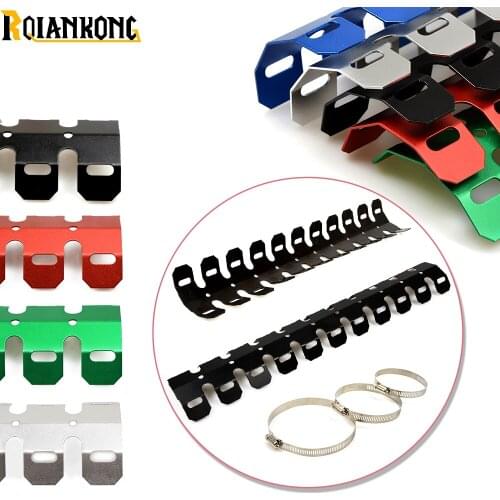 Motorcycle Exhaust Muffler Pipe Leg Protector Heat Shield Cover For YAMAHA XT 250 225 600 TW 200 WR 250X 450F YZ 250 MT09 FZ8 R6