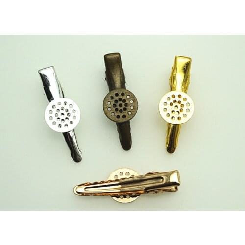 20 pcs Hair Clips Fashion Hairpin 12mm Blank Base for Diy Jewelry Making Pearl Hair Clip Setting craft supplies,wholesale