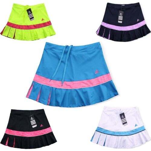 Girls Tennis Skirts with Built In Shorts , Women Badminton Shorts , Female Tennis skirt with tennis pocket , Athletic Yoga Skort