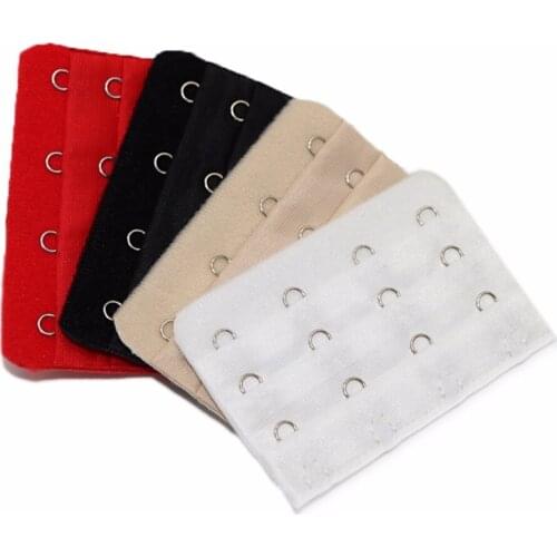 Women Sexy Bra Extender Extension Bra Clasp Useful 3 Row 4 Hooks Clip On Strap Soft Bra Hooks Intimates Accessories