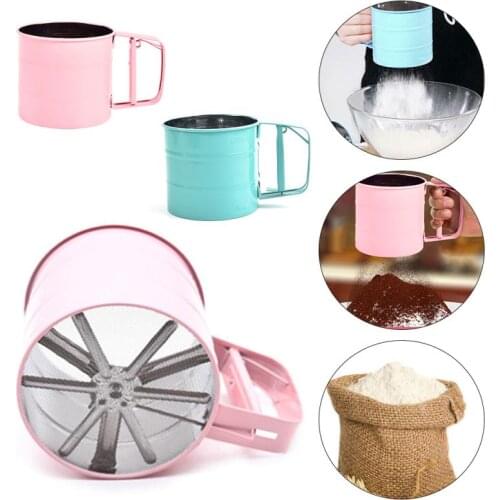 1Pcs Multifunctional Handheld Stainless Steel Flour Sieve Sieve Icing Shaker Baking Bread Tools Kitchen Accessories