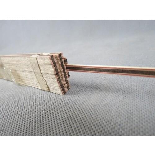 100STRIP LUTHIER FIGURED BINDING C-27,Measures6mm x 1.2mm thick and 640mm long