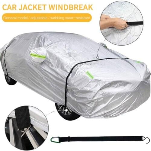 2pcs Car Clothes Rope Strap Fixed Elastic Band Universal Car Cover Wind Belt Car Accessories Car Cover Fixed Windproof Belt