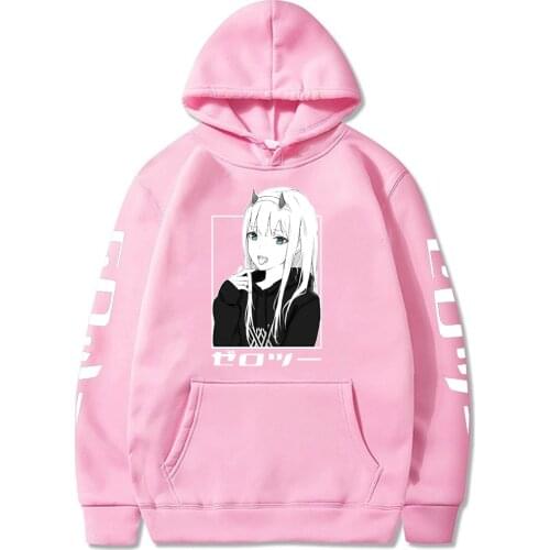 2021 Anime Zero Two Hoodie Darling In The Franxx Printed Hoodies For Men/Women Pullover Tops