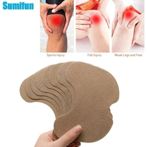 6Pcs Knee Medical Pain Relief Plasters Wormwood Muscle strain Joint Ache Rheumatoid Arthritis Sticker Body Patch D2356