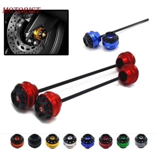 Free shipping for BMW F800R 2009-2015 CNC Modified Motorcycle Front and rear wheels drop ball / shock absorber